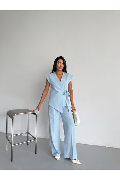 CLB COLLECTION Linen Vest Set