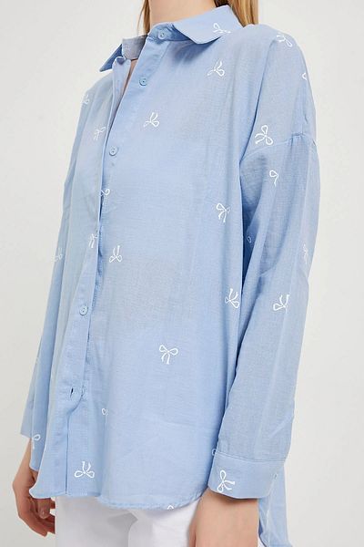 İKLİM LİFE Bow Printed shirt