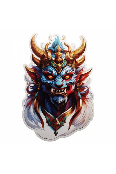 INOVATIX Set of 8 pieces, Demon Paimon Sticker, INOVATIX®. 6 cm
