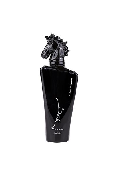 lattafa Pack of 2 best-selling perfumes, Maahir 100 ml and Maahir Black 100 ml