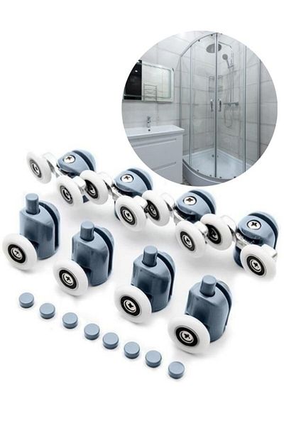 Cumpara24 Set de 8 Roti Universale pentru Cabina de Dus, 24 mm