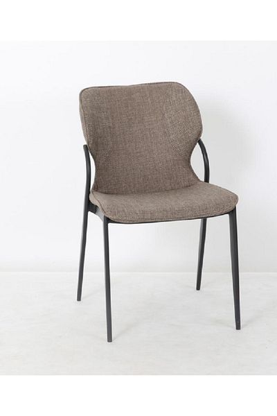 rexa Dining Room Armless Chair with Metal Legs