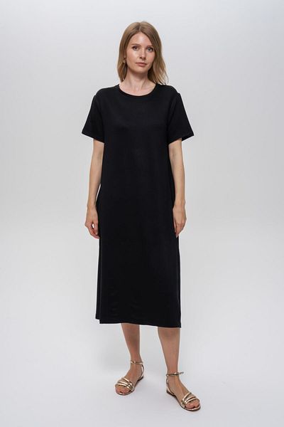Journey O Neck-Long Combed Cotton Dress