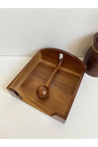 LEONEV Acacia Napkin Rack