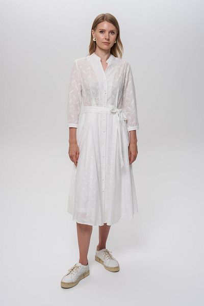 Journey Dress-Fisto Stand Collar with Battery Detail