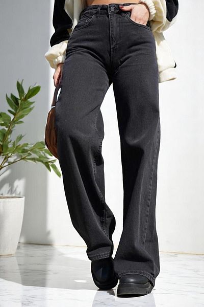 Livik Ilis Women's Lycra Stretchy Special Cut Wide Leg Jeans