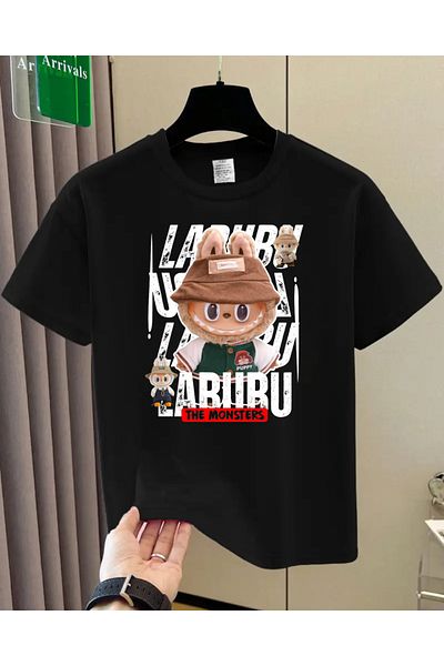 Touz Moda Labubu Kids Design Unisex Oversize T-Shirt