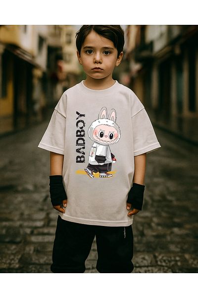 Touz Moda Labubu Kids Design Unisex Oversize T-Shirt
