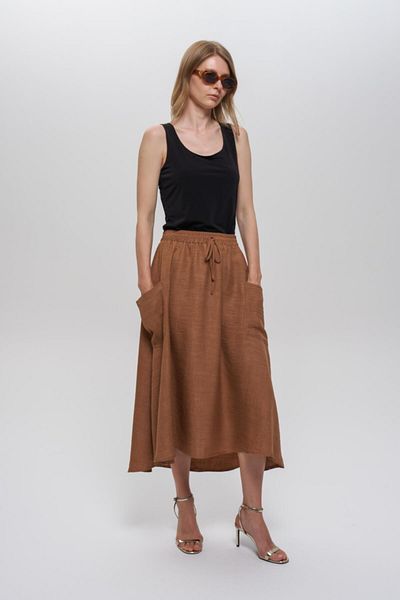 Journey Elastic Waist - Pocket Detail, Skirt