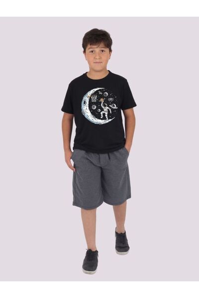 armicem Mixed Printed Men's T-Shirt & Capri Set – Colorful and Comfortable Combination