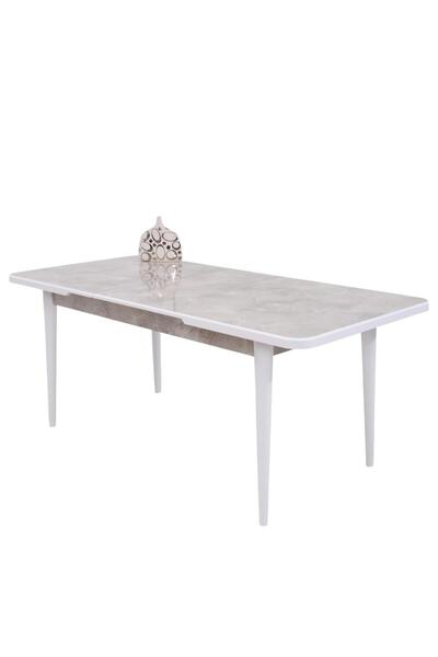 Erezogulları Mobilya Duru Norte Mdf Lak Panel Açılır Yemek Masa Takımı 90x160