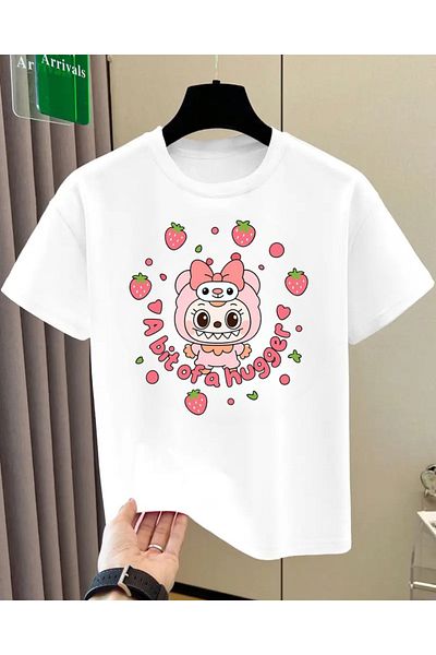 Touz Moda Labubu Kids Design Unisex Oversize T-Shirt