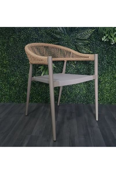 rexa Outdoor Woven Rattan Chair - 78 x 56 x 60