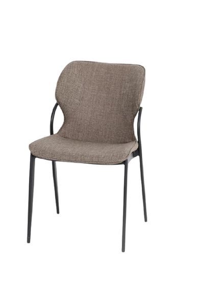 rexa Dining Room Armless Chair with Metal Legs