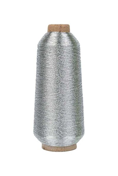 unbranded Metallic Embroidery Thread with Cross Stitches - Silvermade in japan