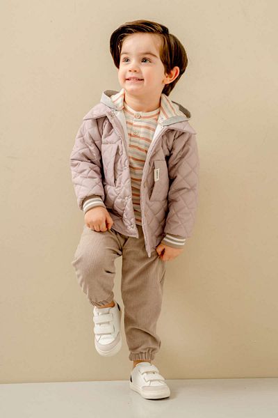 JNF kids Baby Boy & Children's Thin Coat Body Pants Triple Set