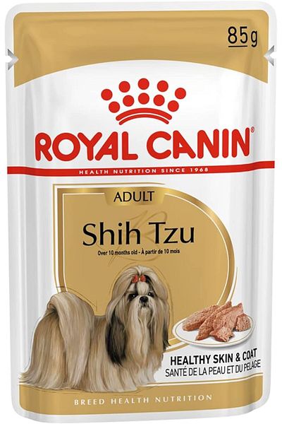 Royal Canin Breed Health Nutrition Shih Tzu (WET FOOD - 85g Pouch) Pack of 12
