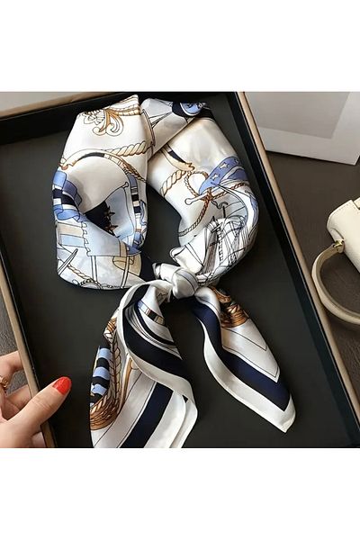 Lilly Sailboat Sailor Scarf