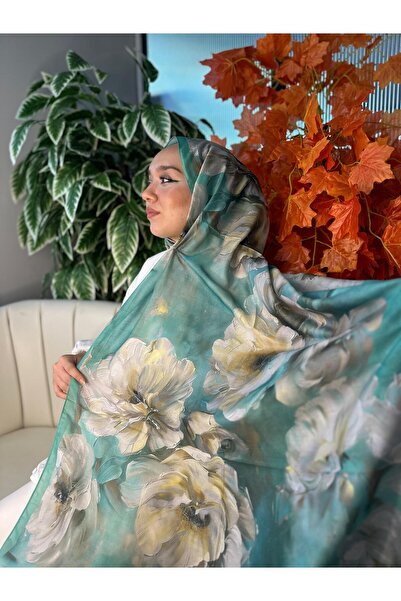 Oxygen Scarfs Rosaline Desen Pamuk İpek Şal-13000