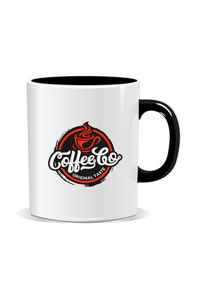 OEM Personalized coffee mug, CoffeeGo - Black interior