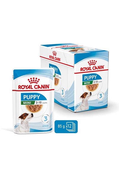 Royal Canin Royal Canin Size Health Nutrition Mini Puppy (Wet Food - 85g Pouches) Pack of 12