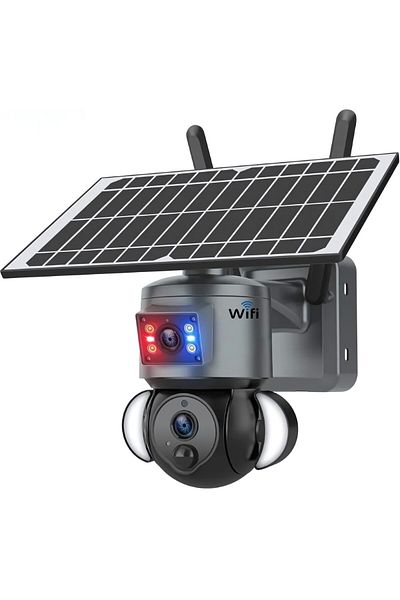 goBERA 3mp 3mp Ultra Hd Surveillance Camera, Wifi, 6w Solar Panel Included, Ip 66, Battery