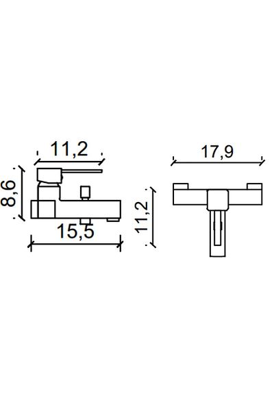 Sardıcı Atlas Black Bathroom Faucet Double Water Inlet Faucet with 5 Years Warranty