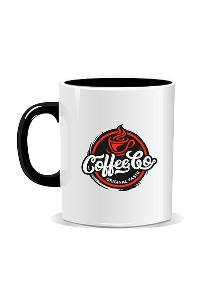 OEM Personalized coffee mug, CoffeeGo - Black interior