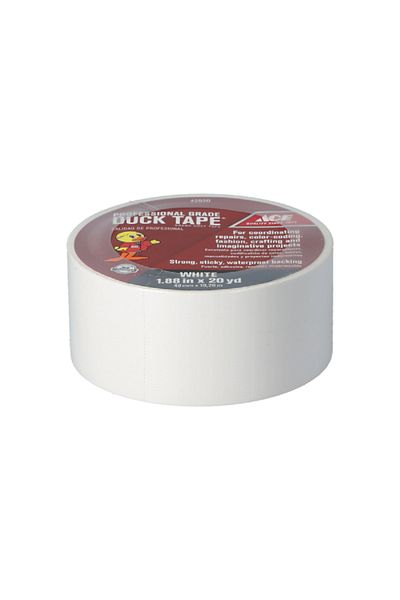 ACE Water-Resistant Professional Grade Duck Tape White 1.88inch x 20yd