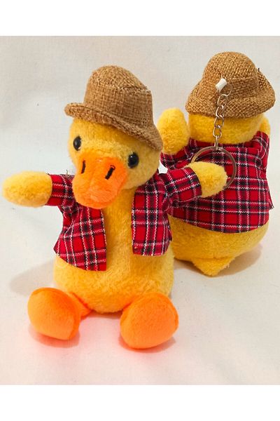Pufline Cute Detective Duck Plush Duck Toy Accessory Bag Ornament
