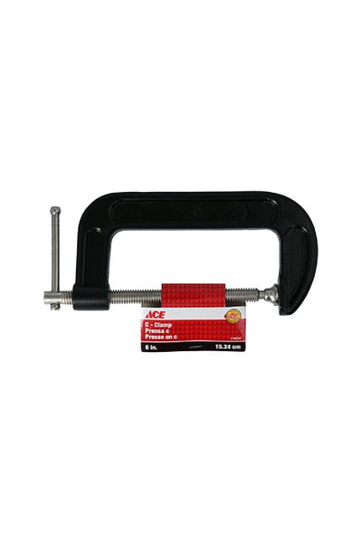 ACE C-Clamp Black and Silver 6inch