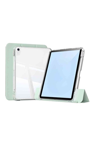 Fuchsia iPad Air 13 Uyumlu M2/M3 Airbagli Manyetik Ayrılabilen Fuchsia Sliding Tablet Kılıfı