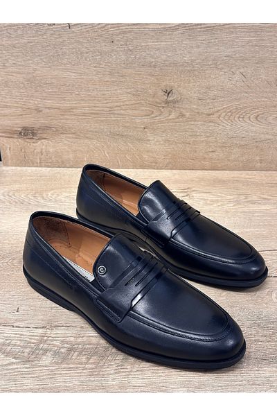 Pierre Cardin Κλασικά ανδρικά παπούτσια με λεπτό τακούνι, γνήσιο δέρμα χωρίς κορδόνια