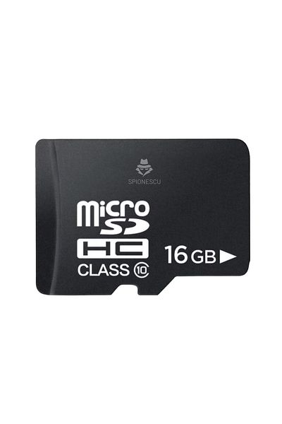 Spionescu MicroSD memory card, 16 GB, Class 10, for phone, surveillance camera, camera, IPX6 waterproof