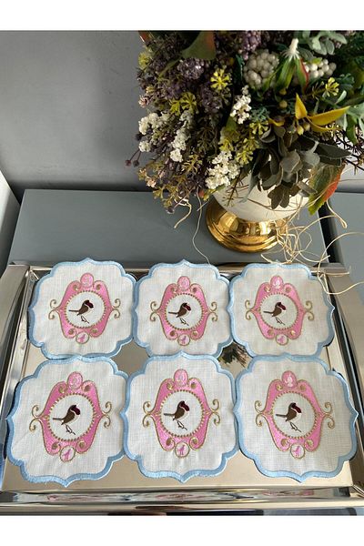 LİNDA MİA Pip Studio Cocktail Napkin 6 Pcs