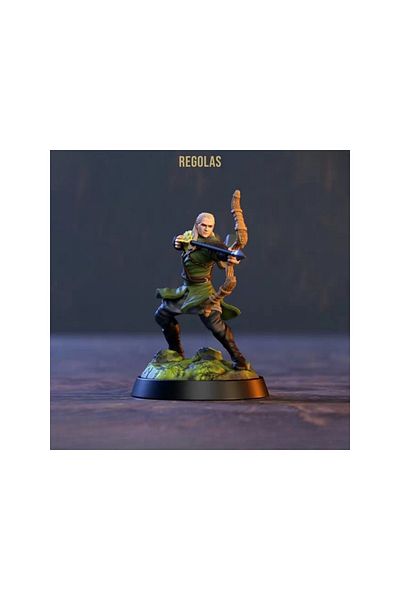 Cochines Legolas Bust - 3D Figure 15cm Made of Healthy Petg Material