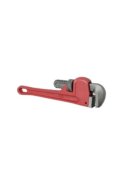 ACE Ergonomic Handle Adjustable Pipe Wrench Red and Grey 8inch