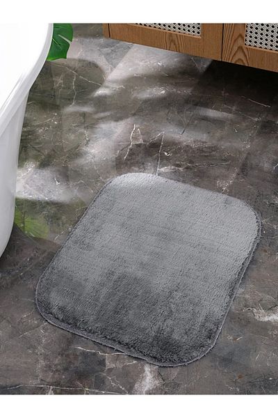LC Waikiki LCW HOME Anthracite Απλό Χαλάκι Μπάνιου 50x60 cm