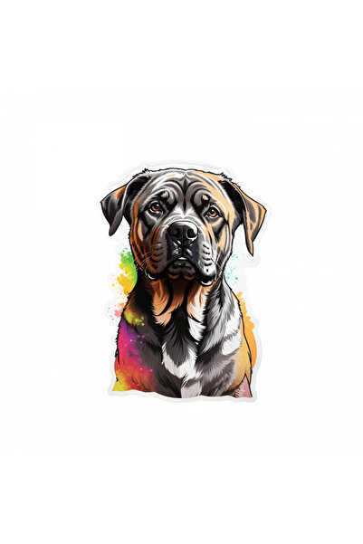 INOVATIX Set de 8 piese, autocolant Cane Corso, INOVATIX®. 6 cm