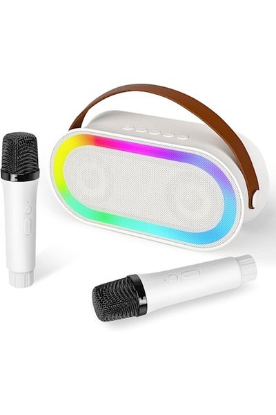 goBERA Microfon karaoke inteligent goBERA® pentru copii și adulți - fără fir, difuzor Bluetooth, efecte vocale,
