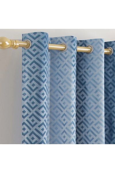 Home Box Bristol Blackout Single Jacquard Curtain – 140x240 cm