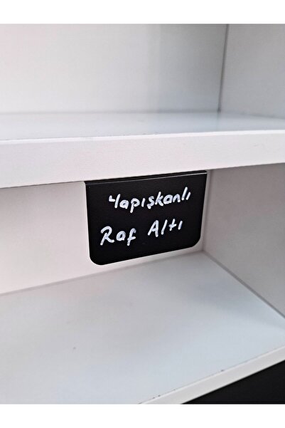 Şeffaf Etiket 10 τεμάχια PVC Μαύρη Πινακίδα Μαυροπίνακα Ετικέτα Προϊόντος 6x4...