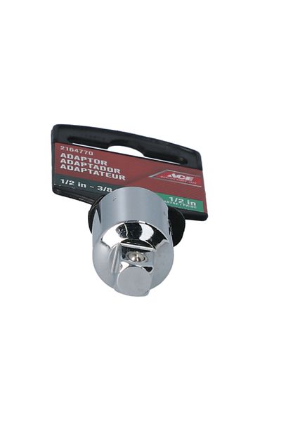 ACE Durable Nickel Plated Clamp Body Adapter Chrome 1/2-3/8inch