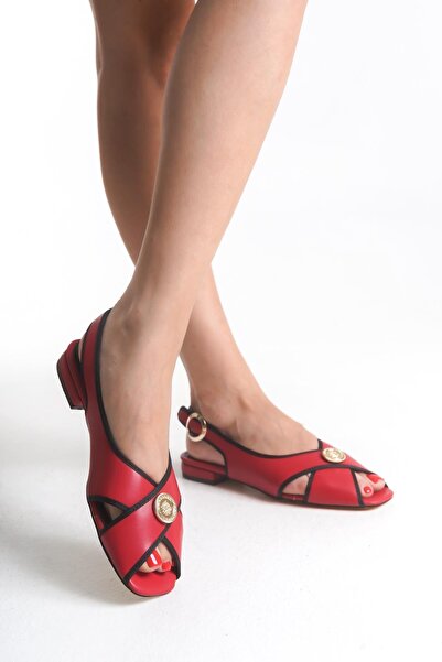 Niloshka Rod Red Skin Accessory Women's Sandals