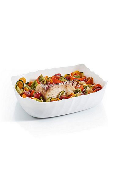 Luminarc Trianon Smart Cuisine Rectangular Serving Dish White 29 x 23cm