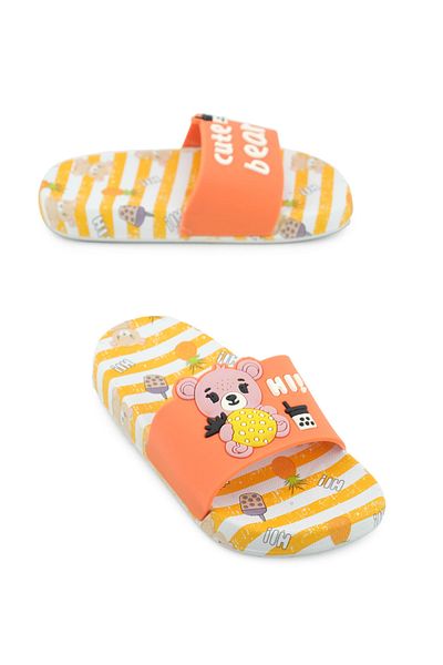 GEZER Summer Girl's Daily Pool Beach Slippers Suitable for Wet Floor