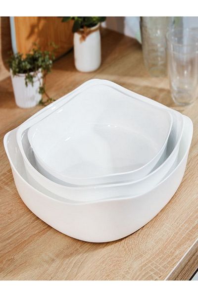 Luminarc Smart Cuisine Carine Casserole Baking Dish White 20 x 20cm