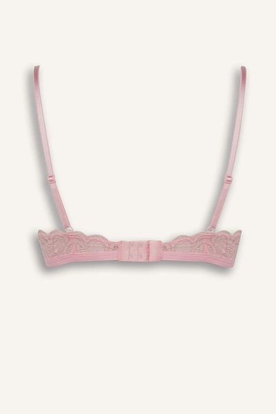 DeFacto Glitter Lace No Cup No Pad No Underwire Triangle Bra-Fall in Love F5037Ax25Hs