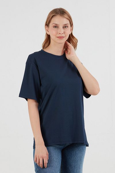 Fulla Moda Oversize T-Shirt with Cat Print on the Back