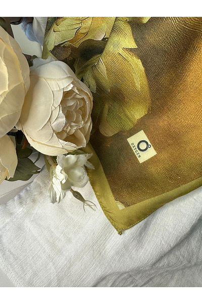 Oxygen Scarfs Rosaline Pattern Cotton Silk Shawl-13000